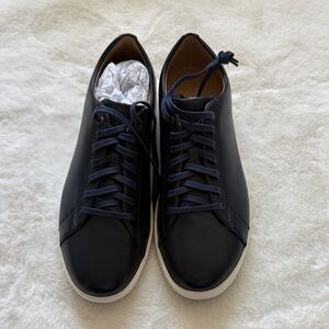 Cole Haan Blue Leather Sneakers with White Soles, NWOT